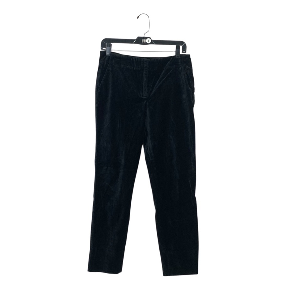 LK Bennet TR Roxane black velvet pants size 6